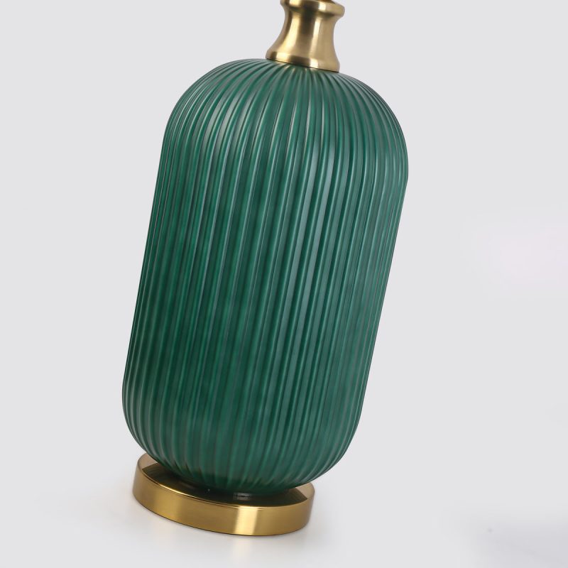 Lampă de masă verde 1xE27, design retro, Tamiza Light Prestige - imagine 8
