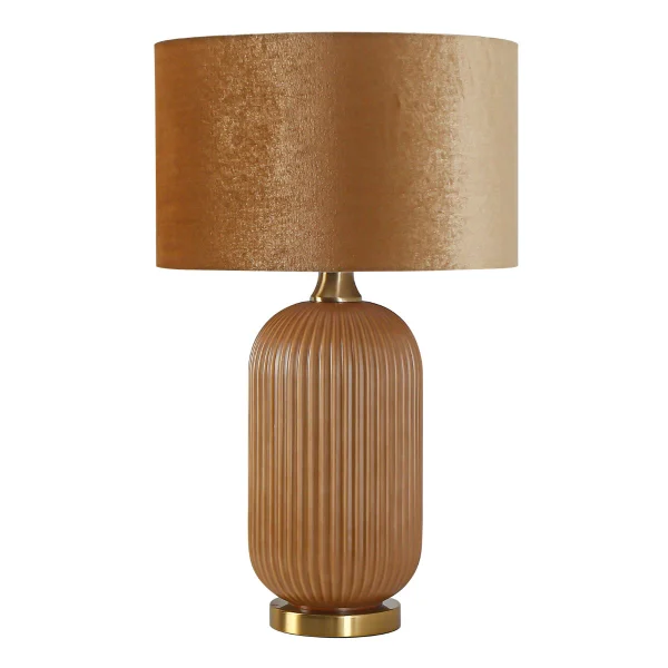 Lampă de masă aurie 1xE27