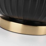 Lampă de masă neagră 1xE27, iluminat birou, Tamiza Light Prestige