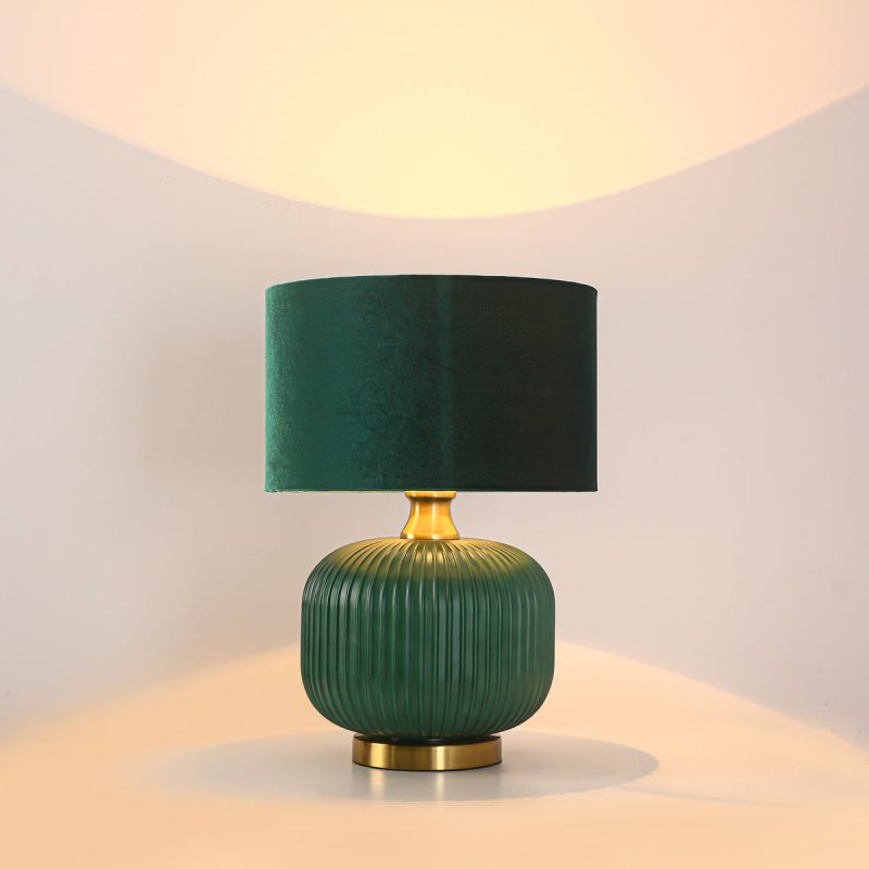 Lampă de masă verde 1xE27, iluminat birou, Tamiza Light Prestige - imagine 4