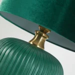 Lampă de masă verde 1xE27, iluminat birou, Tamiza Light Prestige
