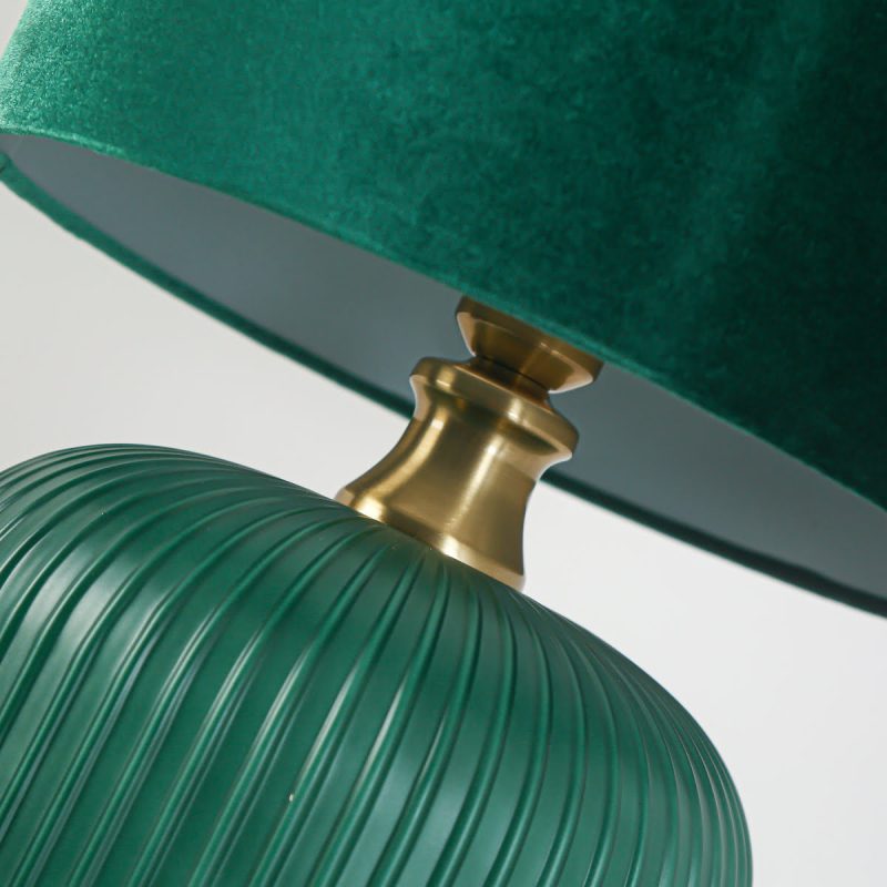 Lampă de masă verde 1xE27, iluminat birou, Tamiza Light Prestige - imagine 6
