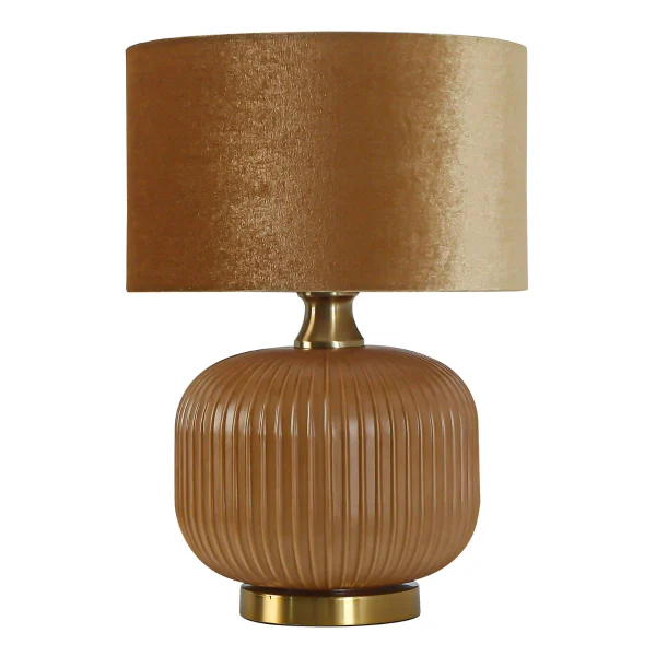 Lampă de masă aurie 1xE27