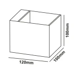 Aplica albă 1xG9, iluminat decorativ, Alaska Light Prestige