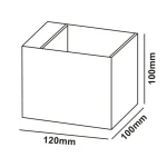 Aplica neagră 1xG9, iluminat decorativ, Alaska Light Prestige