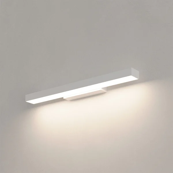 Aplica albă 42 cm IP44 LED CCT