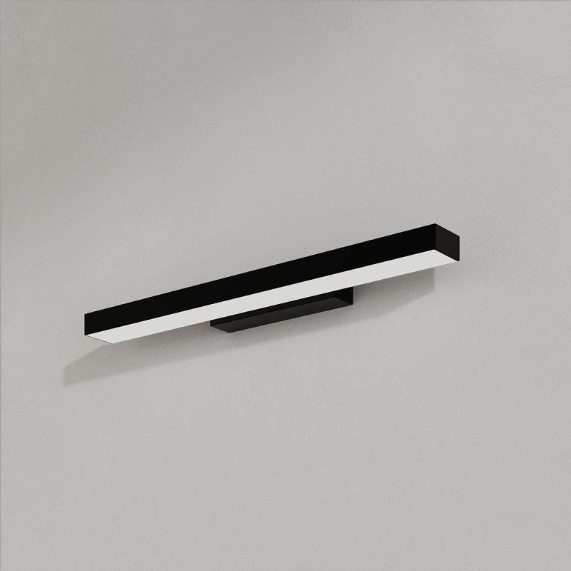 Aplica neagră 42 cm IP44 LED CCT, design slim, Aqua Light Prestige - imagine 4