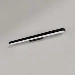 Aplica Aqua neagră 66,5 cm IP44 LED CCT, iluminat baie Light Prestige