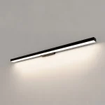 Aplica Aqua neagră 92 cm IP44 LED CCT, iluminat baie Light Prestige