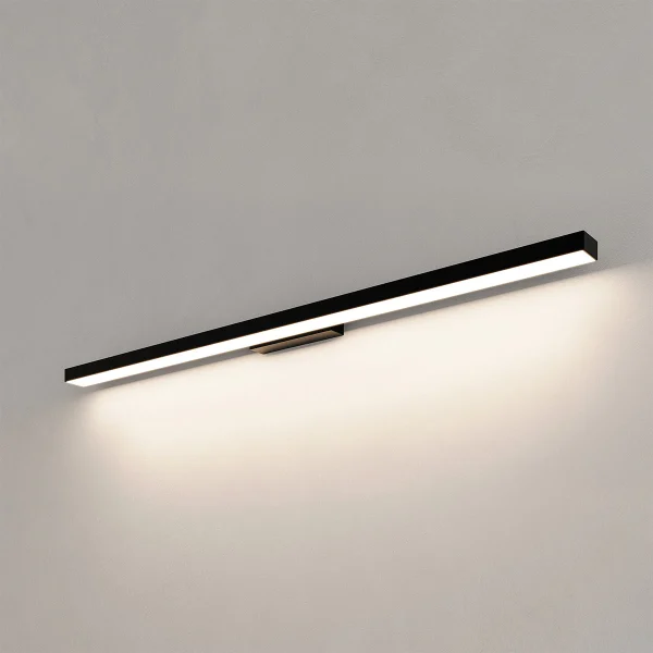 Aplica Aqua neagră 92 cm IP44 LED CCT