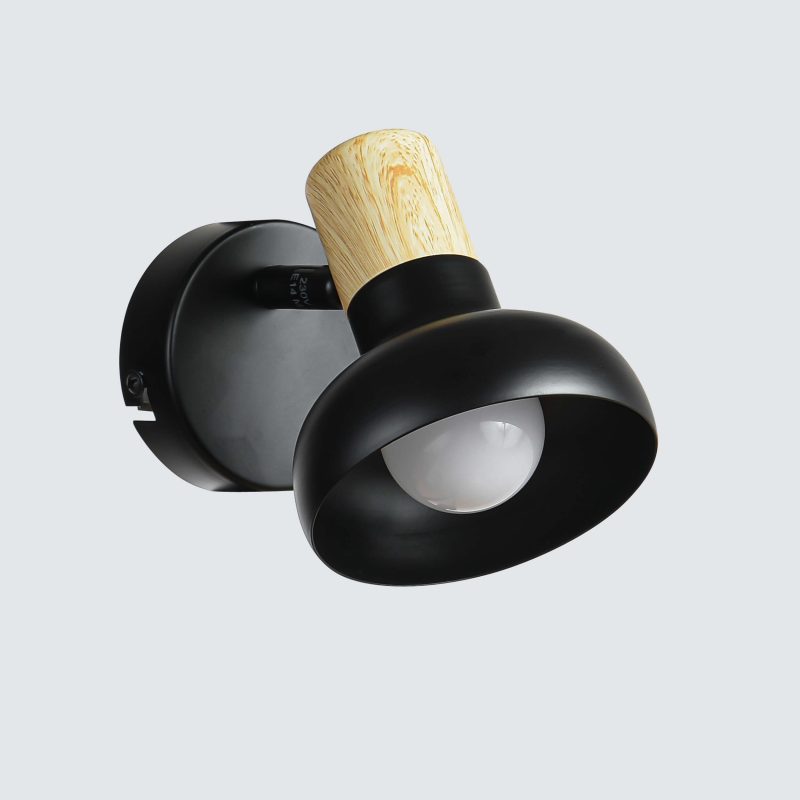 Aplica neagră 1xE14, design clasic, Arezzo Light Prestige - imagine 4