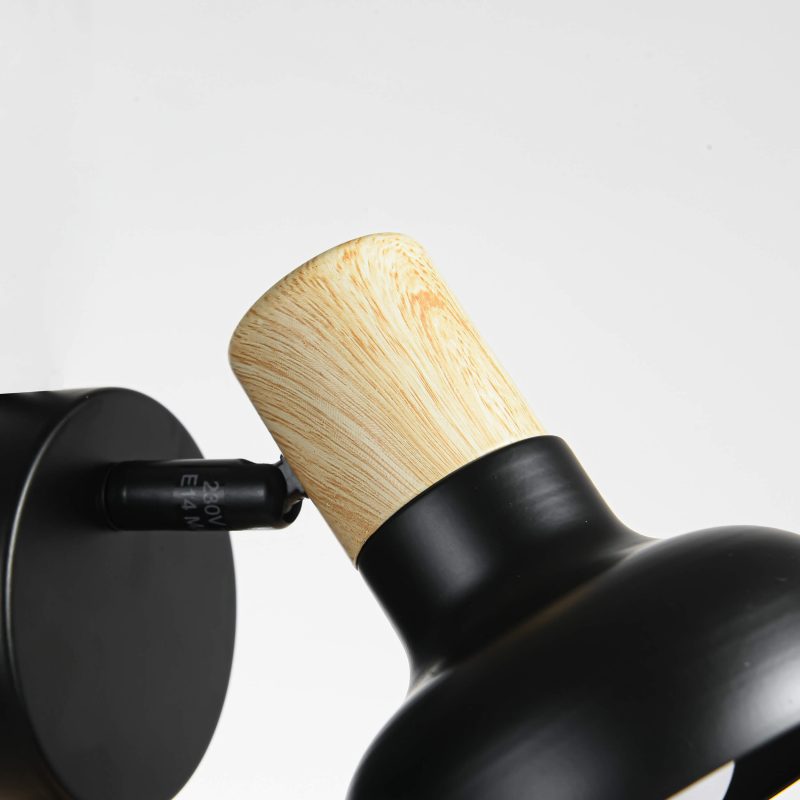 Aplica neagră 1xE14, design clasic, Arezzo Light Prestige - imagine 7