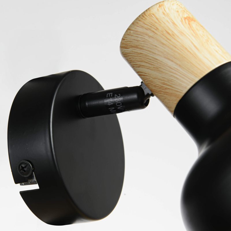 Aplica neagră 1xE14, design clasic, Arezzo Light Prestige - imagine 8
