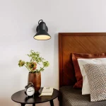 Aplică de perete Astama, negru, E27, Light Prestige