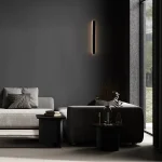 Aplica neagră 60 cm IP54 LED CCT, iluminat exterior, Bodo Light Prestige