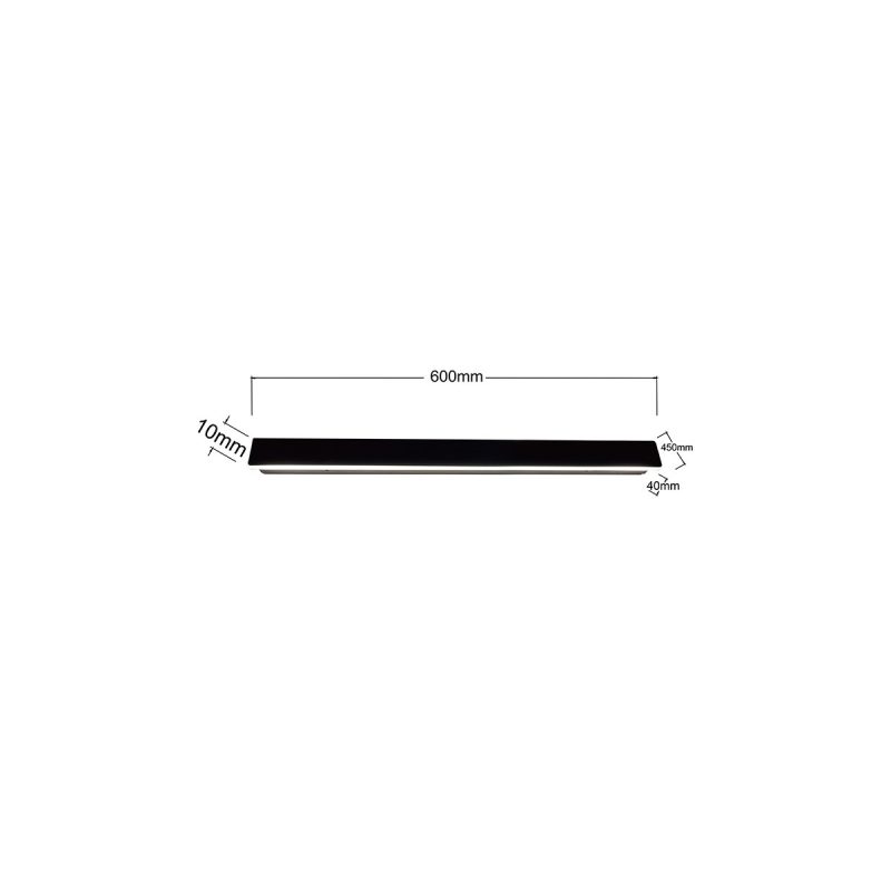 Aplica neagră 60 cm IP54 LED CCT, iluminat exterior, Bodo Light Prestige - imagine 8