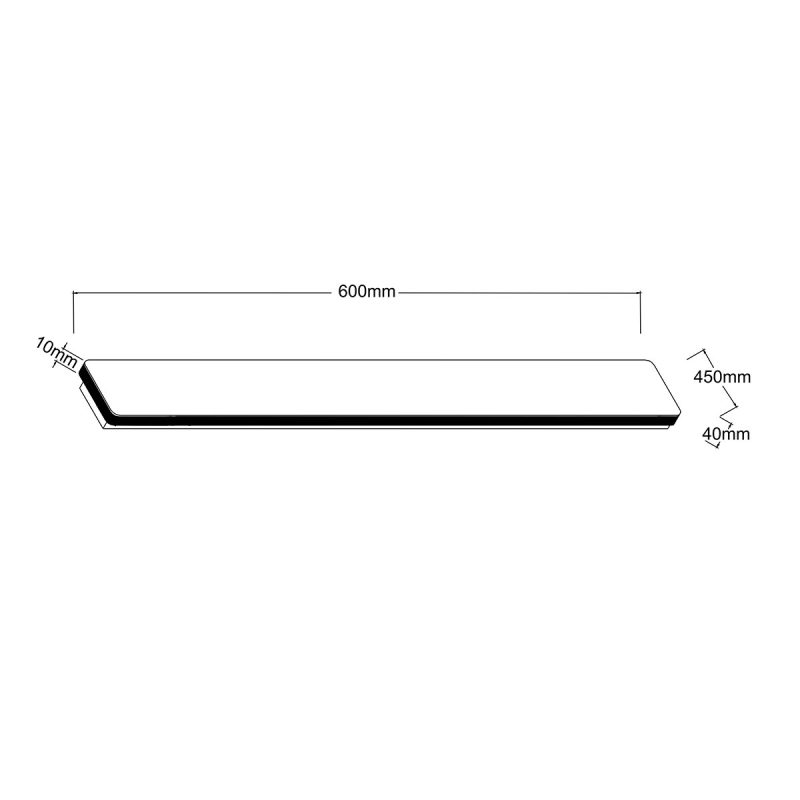 Aplica neagră 60 cm IP54 LED CCT, iluminat exterior, Bodo Light Prestige - imagine 9