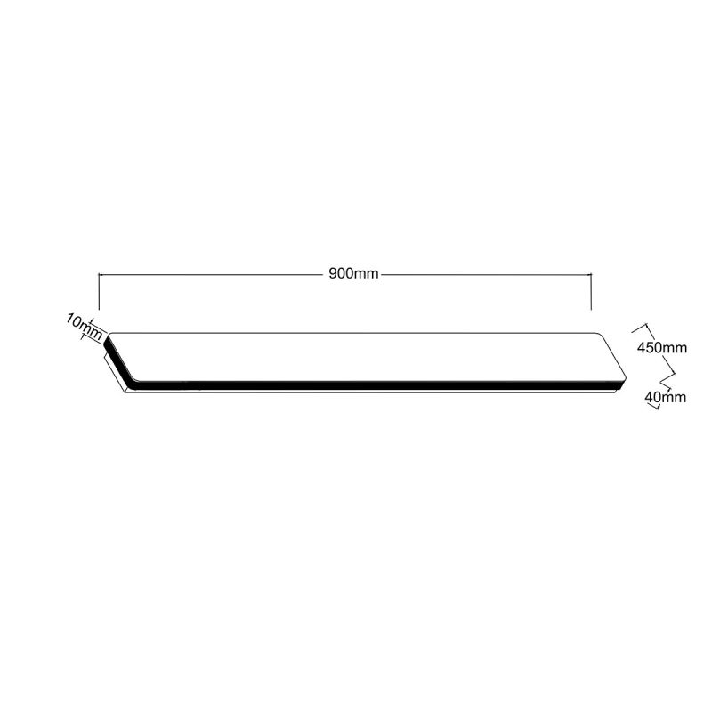 Aplica neagră 90 cm IP54 LED CCT, iluminat exterior, Bodo Light Prestige - imagine 8