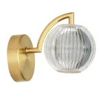 Aplică aurie LED CCT reglabilă perete, Brillant, Light Prestige, 18cm