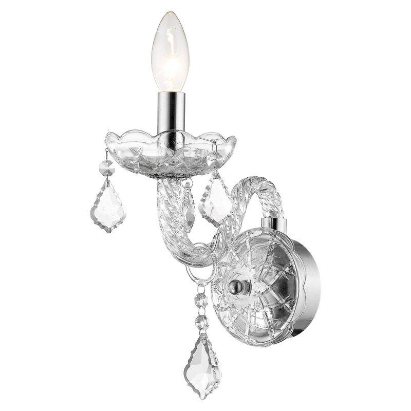Aplica Cristallo argintie 1xE14 Light Prestige