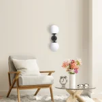 Aplica Dorado neagră 2xE14 Light Prestige