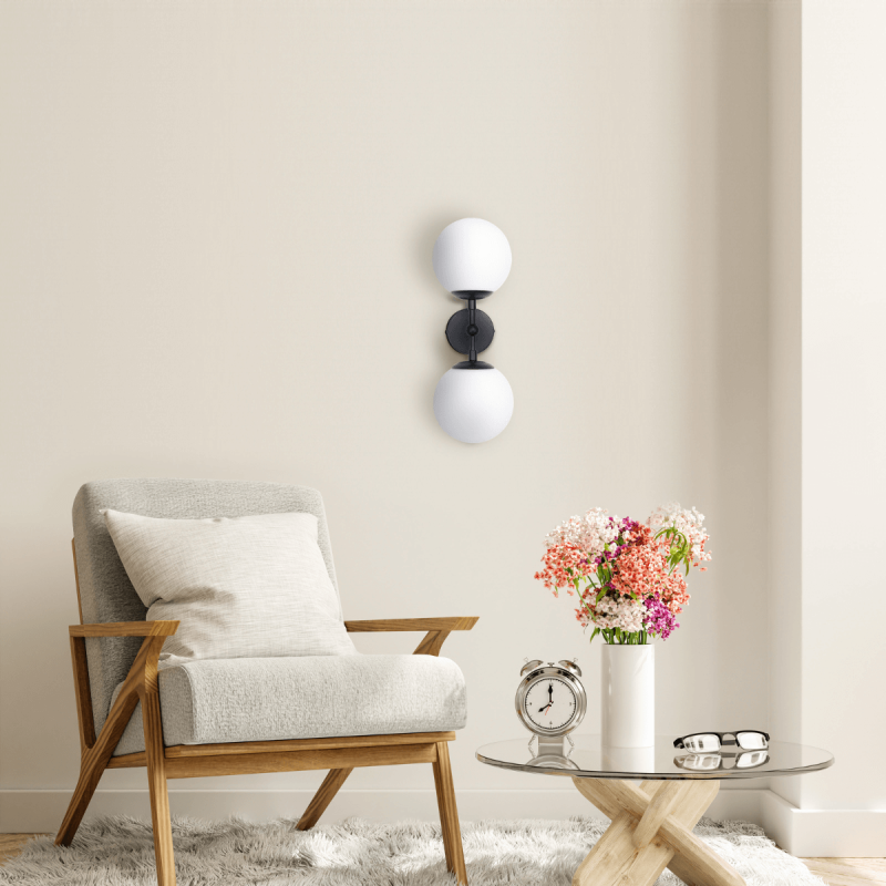 Aplica Dorado neagră 2xE14 Light Prestige - imagine 3
