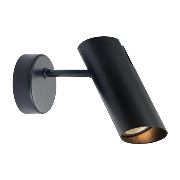 Aplica Futuro neagră 1xGU10 Light Prestige
