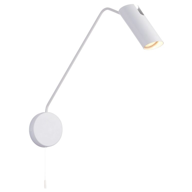 Aplica cu braț Futuro albă 1xGU10 Light Prestige
