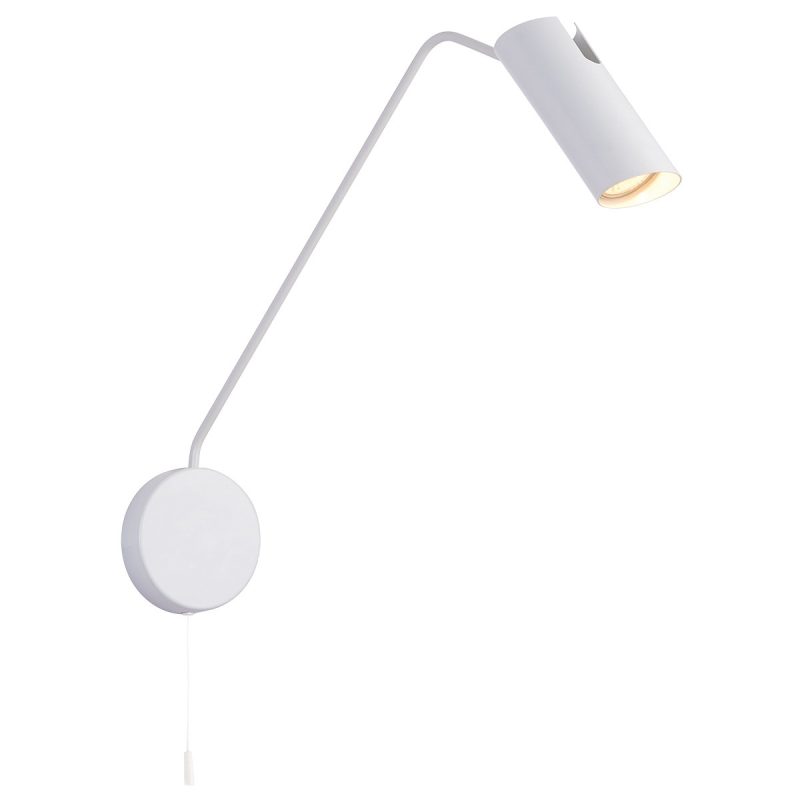 Aplica cu braț Futuro albă 1xGU10 Light Prestige