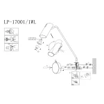 Aplica cu braț flexibil negru-aurie 1xGU10, design modern, Futuro Light Prestige