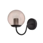 Aplica neagră 1xE27, design urban, Hook Light Prestige