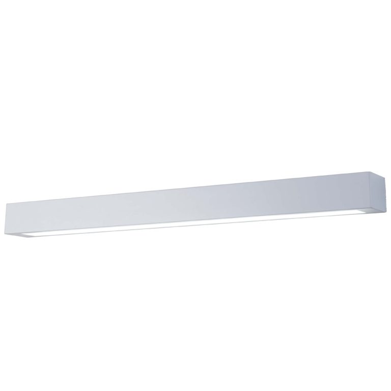 Aplica Ibros 93 cm albă IP44 LED 4000K Light Prestige