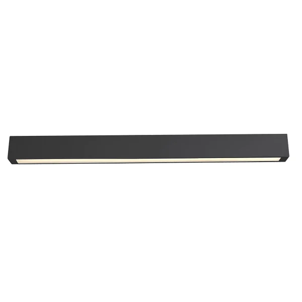 Aplica 93 cm neagră IP44 LED CCT