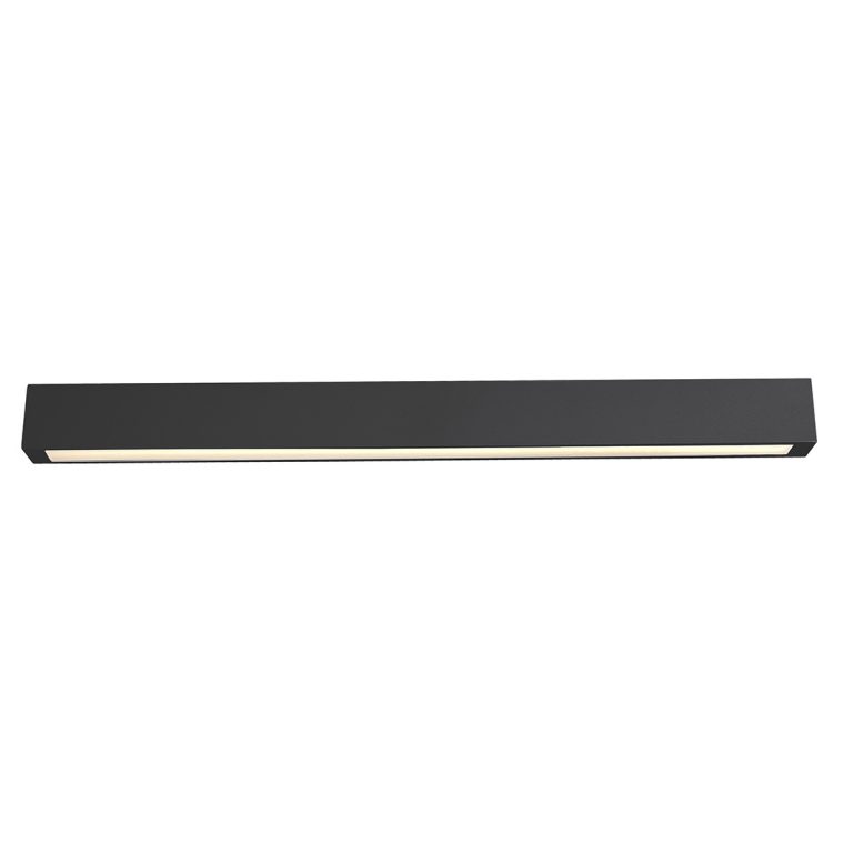 Aplica 93 cm neagră IP44 LED CCT