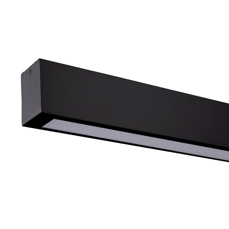 Aplica 93 cm neagră IP44 LED CCT, iluminat perete, Ibros Light Prestige - imagine 6