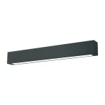 Aplica neagră 63 cm, IP44, LED CCT, iluminat perete, Ibros Light Prestige