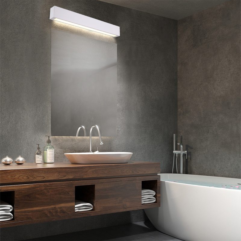 Aplica Ibros 120 cm albă IP44 LED 3000K Light Prestige - imagine 2