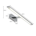 Aplica Isla crom 62 cm IP44 LED CCT Light Prestige