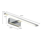 Aplica crom 41 cm IP44 LED CCT, iluminat de perete, Isla Light Prestige