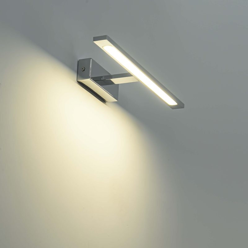 Aplica crom 41 cm IP44 LED CCT, iluminat de perete, Isla Light Prestige
