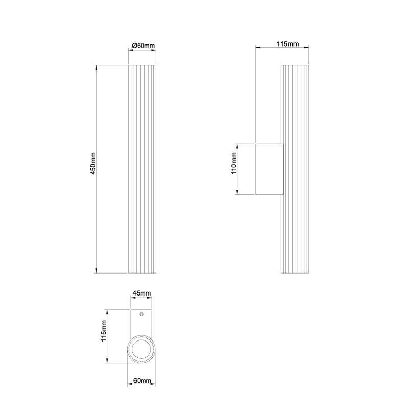 Aplica aurie 45 cm LED CCT, iluminat baie, Linea Light Prestige - imagine 7
