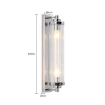 Aplica de perete crom 2xE14, stil clasic, Lorenzo Light Prestige