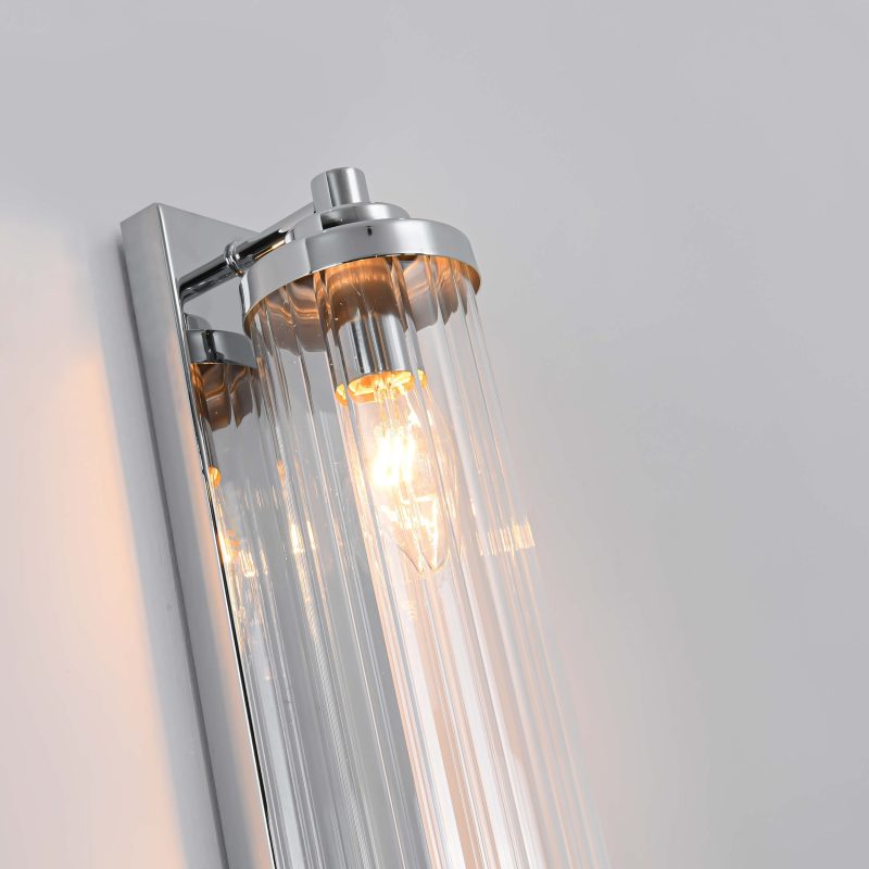Aplica de perete crom 2xE14, stil clasic, Lorenzo Light Prestige