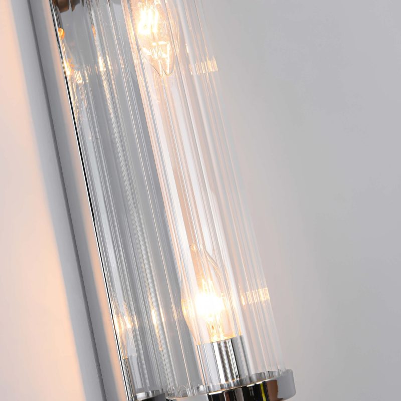 Aplica de perete crom 2xE14, stil clasic, Lorenzo Light Prestige