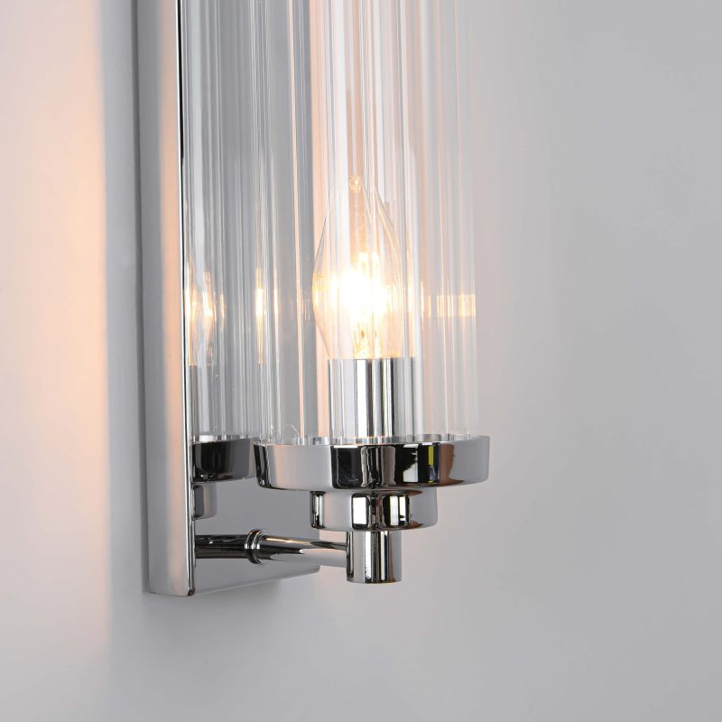 Aplica de perete crom 2xE14, stil clasic, Lorenzo Light Prestige
