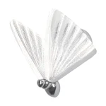 Aplica argintie LED CCT, design elegant, Mariposa Light Prestige