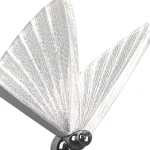 Aplica argintie LED CCT, design elegant, Mariposa Light Prestige