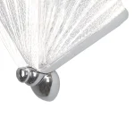 Aplica argintie LED CCT, design elegant, Mariposa Light Prestige