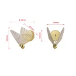 Aplica aurie LED CCT, iluminat reglabil, Mariposa Light Prestige