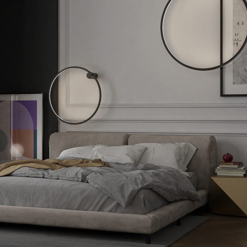 Aplica neagră, IP44, LED CCT, dimensiune L, Mirror Light Prestige - imagine 6